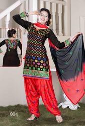 Manufacturers Exporters and Wholesale Suppliers of Fashionable Patiala Suit Surat Gujarat